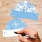 Big Dot of Happiness Winter Snowflakes - DIY Blank Paper Desk or Locker Labels - Classroom Name Tags - Set of 32